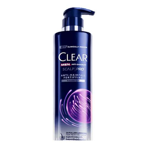 CLEAR/清扬固发洗发水缓解发线后移亮泽柔顺护理发丝强韧300ml