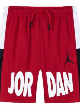 JORDAN童装男童26夏篮球经典撞色速干透气运动短裤JD2322035GS