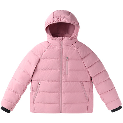 安奈儿童装男女童短款羽绒服2025冬新款带帽科技保暖发热休闲百搭