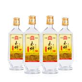 玉蝉老酒玉蝉大曲酒80版 口粮推荐 52度浓香型白酒4瓶500ml
