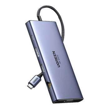 Greenlink dual hdmi expansion dock typec extended high-definition 8k projection screen four/three screens different display 4k60hz split screen conversion multi-screen display usb splitter interface accessories suitable for laptops