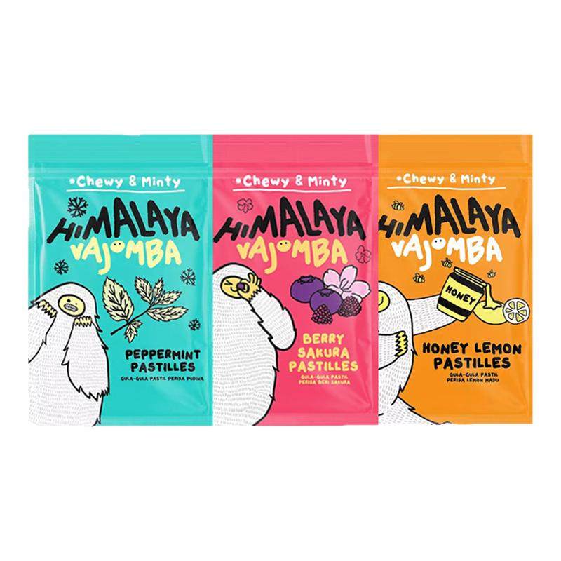 大马碧富蜂蜜柠檬软糖QQ弹果汁糖果冰凉糖咸薄荷糖橡皮糖官方正品