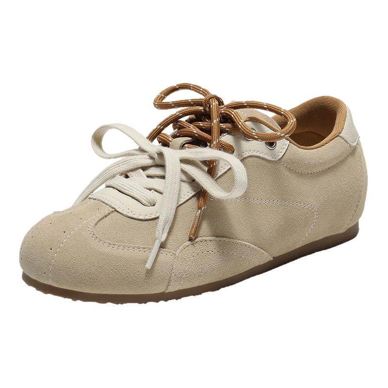 百丽双鞋带薄底复古阿甘德训鞋女新款内增高运动休闲鞋子E4A1DCM5,女鞋,德训鞋,淘宝优惠券,粉丝福利购,淘宝优惠卷