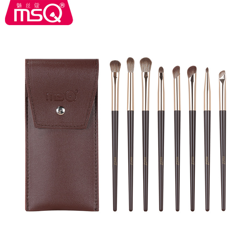 MSQ/魅丝蔻8支拾光眼影刷套装软毛眼部晕染眼妆鼻影细节化妆刷子,彩妆/香水/美妆工具,化妆刷,淘宝优惠券,粉丝福利购,淘宝优惠卷