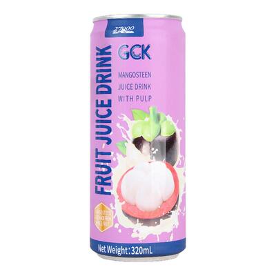 27000GCK进口果肉果汁混合饮料山竹果汁320mL*12罐整箱装冷藏更佳