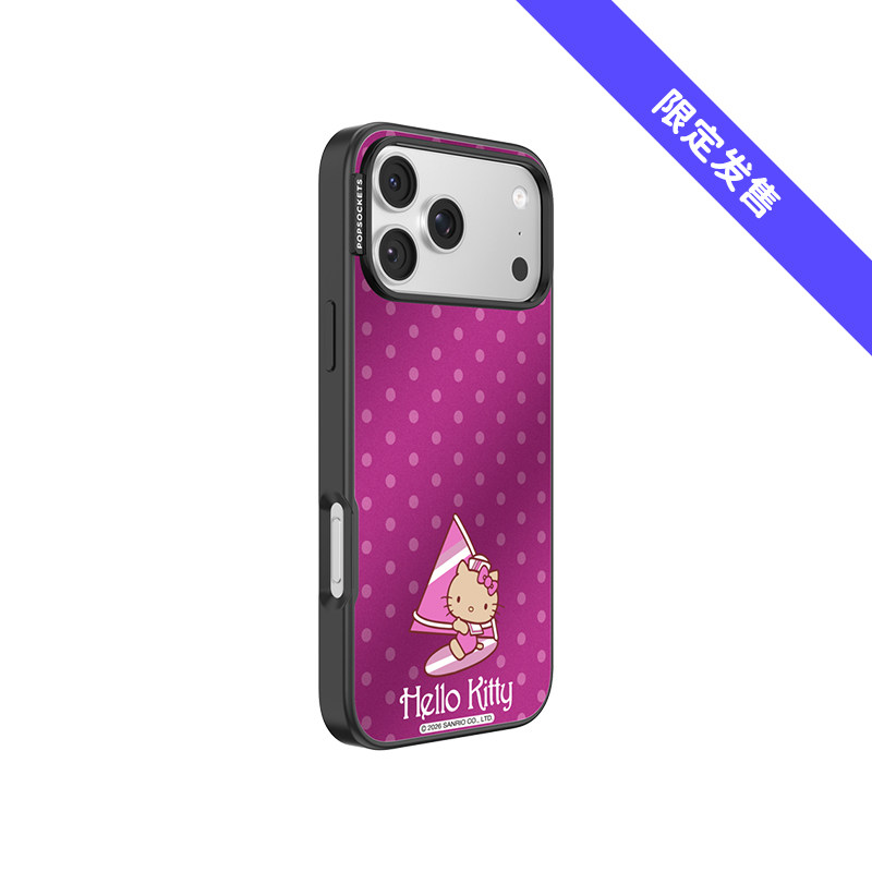【李佳琦直播间Sunkissed热辣甜心·手机壳】PopSockets泡泡骚Hello Kitty系列磁吸防摔手机壳苹果iPhone图片
