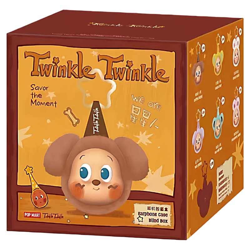 壹号POPMART泡泡玛特星星人美味时刻系列耳机包盲盒周边礼物
