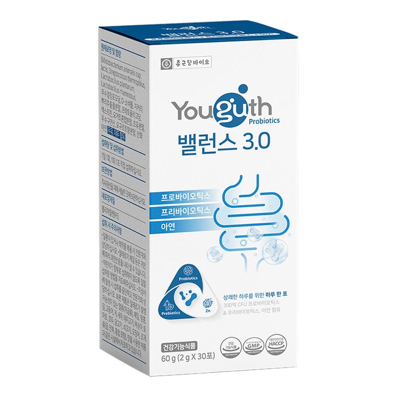 钟根堂补锌肠道益生菌大人成人女性韩国进口益生菌粉嗯嗯顺畅