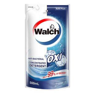 威露士除菌有氧洗洗衣液原味香袋装 原味松木洗衣液500ml 补充装