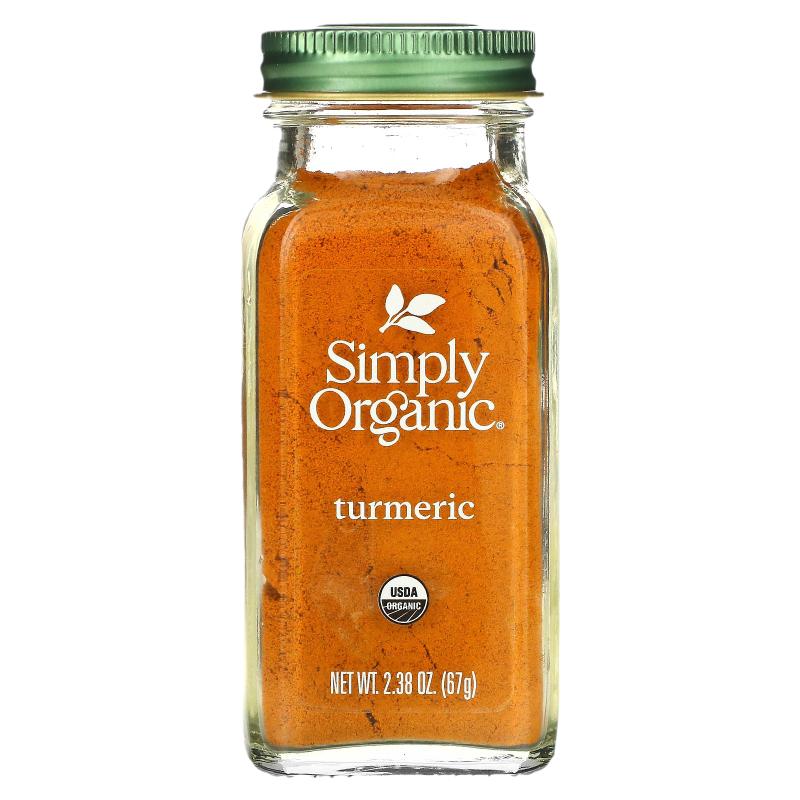Simply Organic进口有机姜黄粉佐料调味料食品烹饪香料辛辣美味