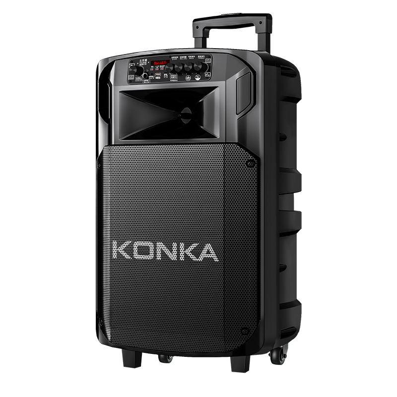 康佳广场舞蓝牙音响户外K歌拉杆音箱店铺专用家用带无线话筒唱歌