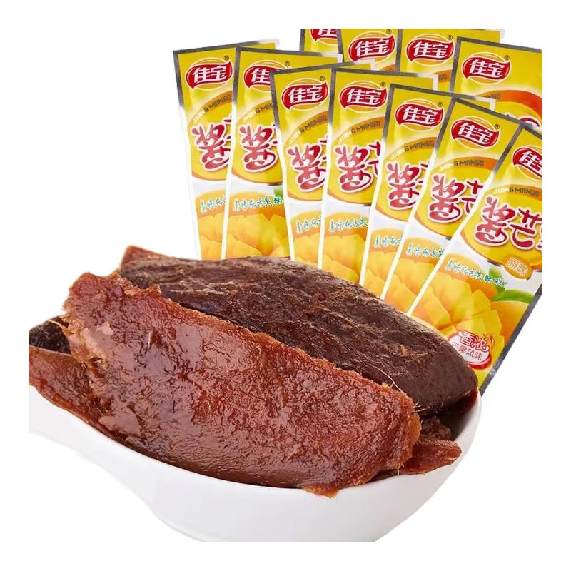 佳宝原味酱芒果散装500g芒果干小包装休闲零食小吃蜜饯果干果脯