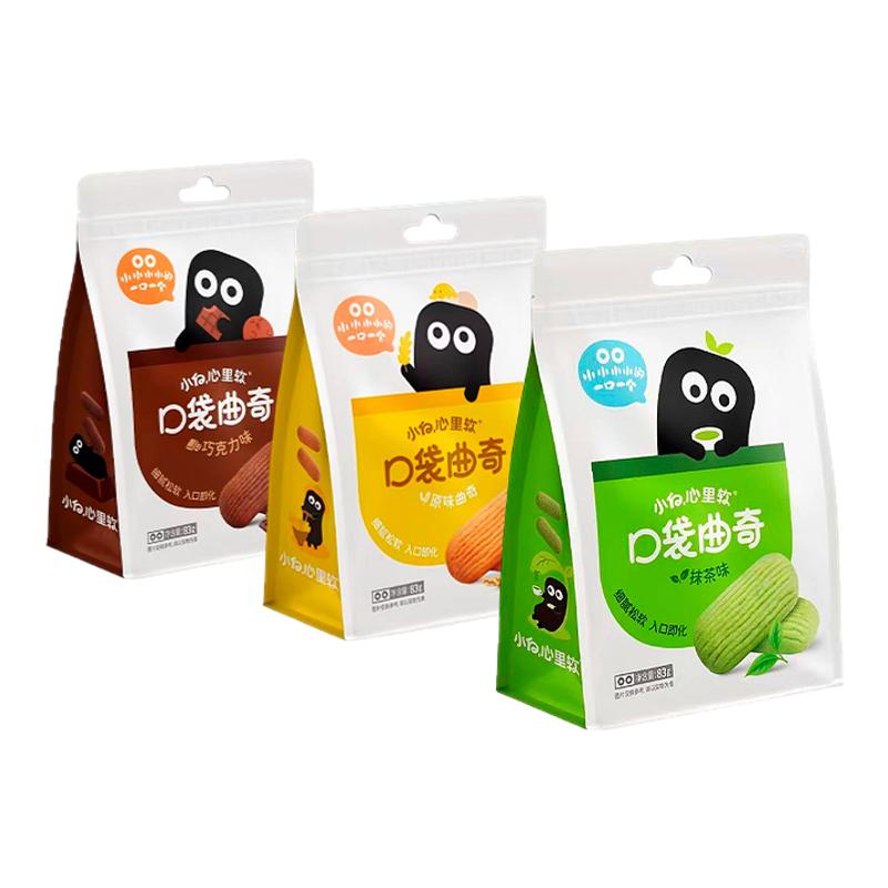 小白心里软口袋曲奇饼干休闲零食