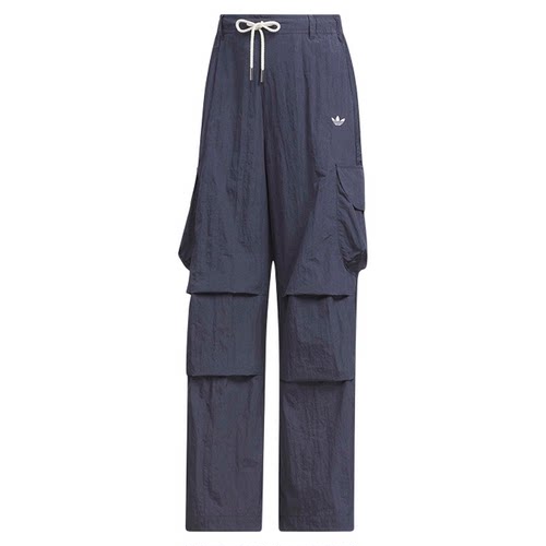 adidas三叶草女抽绳工装运动裤