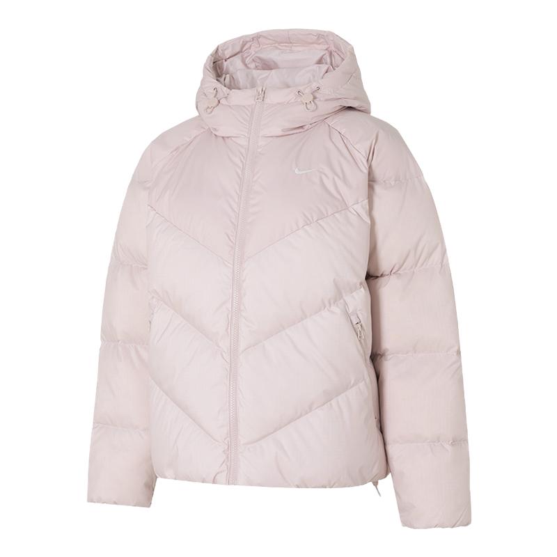 NIKE耐克羽绒服套装女官方新款加厚保暖外套阔腿加绒长裤子两件套