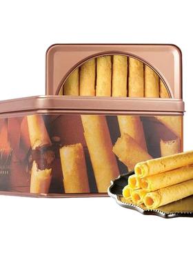 香港美心原味鸡蛋卷448g礼盒零食饼干黄油曲奇节日高端送礼礼物