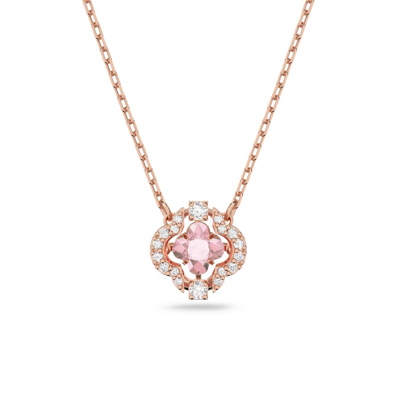 【自营】Swarovski/施华洛世奇跳动的心四叶草造型女项链钻石小众