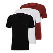 棉质平纹针织T恤 男士 T恤三件套100%棉 BOSS博斯