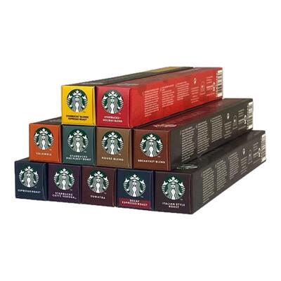 星巴克官方正品胶囊咖啡50粒套餐