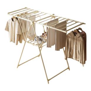 晾衣架落地家用阳台2025新款可折叠免安装晒挂衣架室内卧室凉衣杆