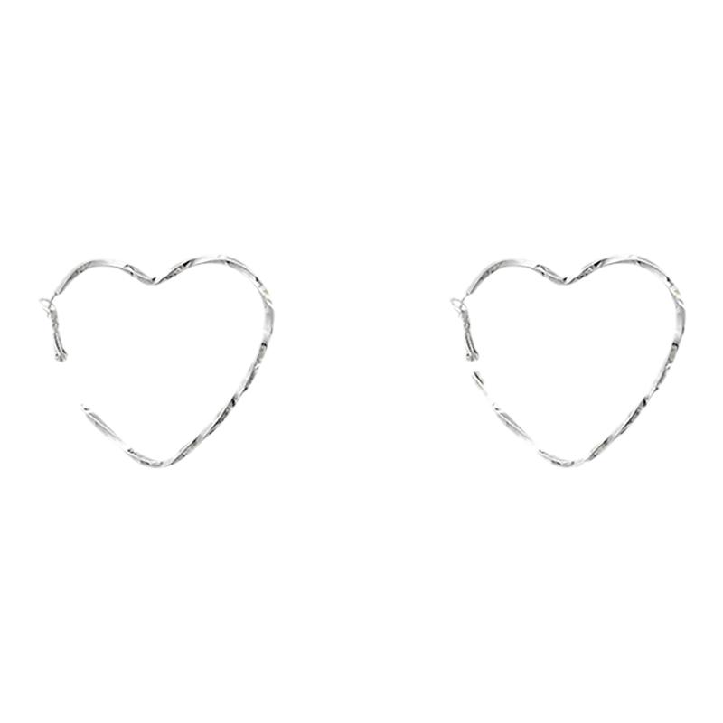 爱心耳环女独特夸张高级感