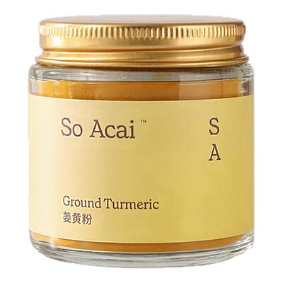 SoAcai暖身黄金奶姜黄粉肉桂粉
