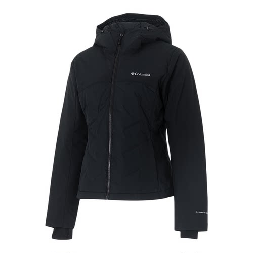 哥伦比亚羽绒服女装2025冬季户外夹克钛金点热能防风保暖连帽外套