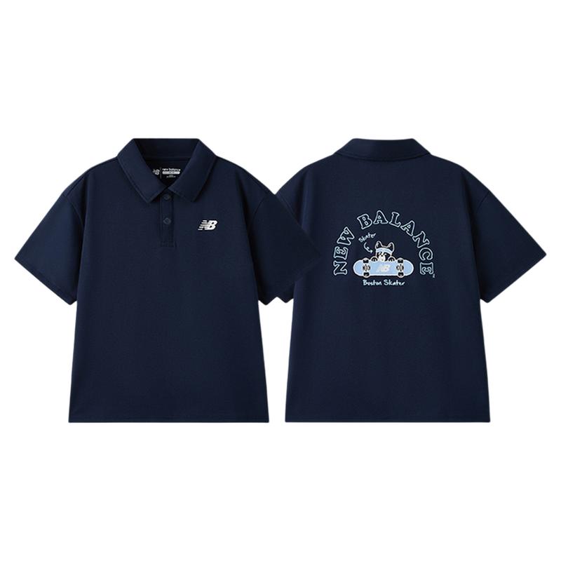 【凉感】New Balance nb童装男女童26年夏季新款POLO衫ND7FG62073