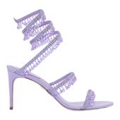 CHANDELIER系列紫色水钻高跟凉鞋 CAOVILLA 折扣倒计时 RENE
