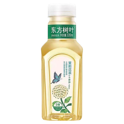 农夫山泉东方树叶335ml乌龙茶茉莉花青柑普洱饮料*12瓶无糖茶花茶