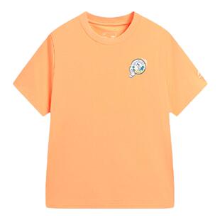 李宁官方旗舰正品短袖T恤男女大童青少年春季新款休闲针织童装