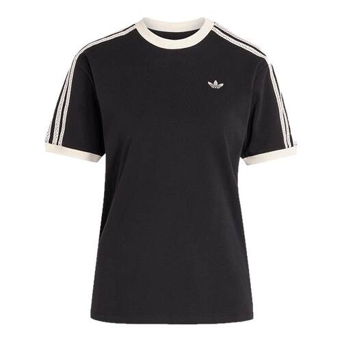 劲浪体育adidas阿迪达斯三叶草夏季女子运动休闲短袖T恤KY8127
