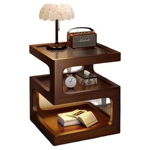 实木床头柜替代品卧室床边置物架简约现代小户型家用创意移动边几