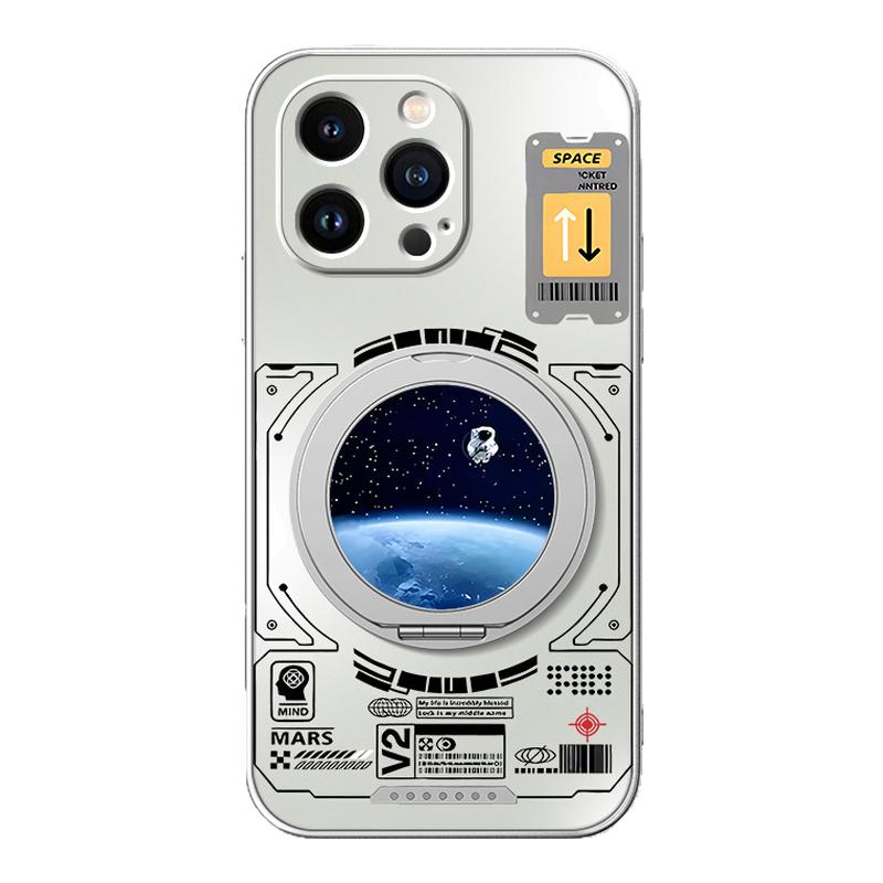 适用苹果16手机壳新款iphone17promax防摔15/14plus保护套13旋转支架12磁吸11个性x哑光7遨游太空8plus男女款