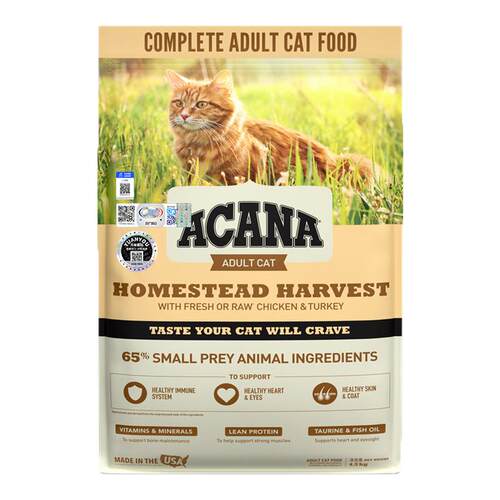 爱肯拿丰收家园成猫粮1.8/4.5kg