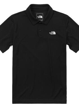 TheNorthFace北面速干T恤男POLO衫春夏新款吸湿翻领短袖8EY5