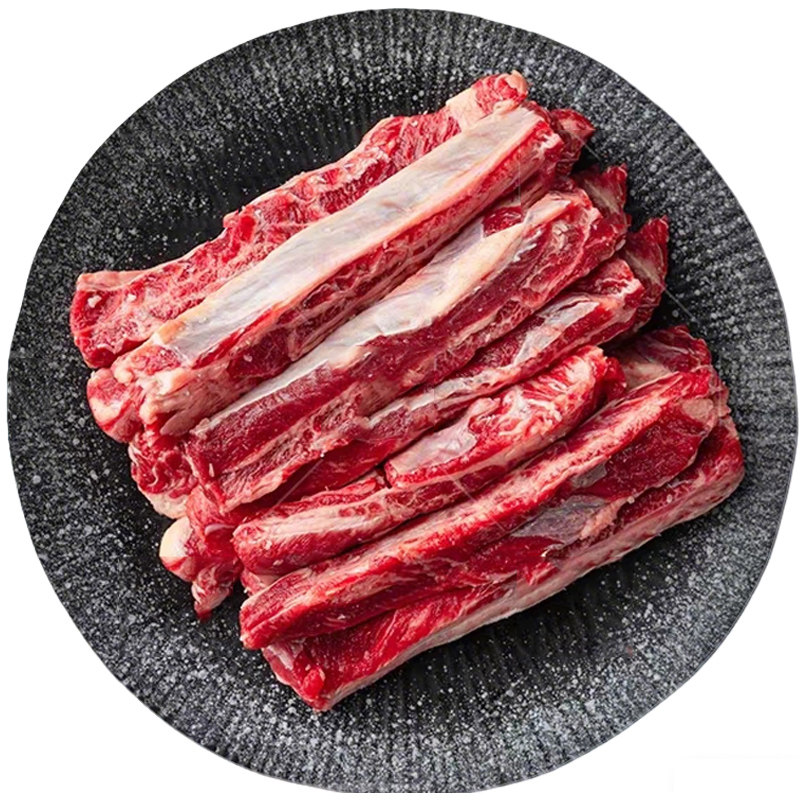 和牛牛肋条原切奶香谷饲新鲜牛肉
