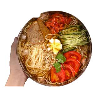 梅河口冷面东北朝鲜正宗大冷面荞麦方便面速食酸甜凉面5袋家庭装