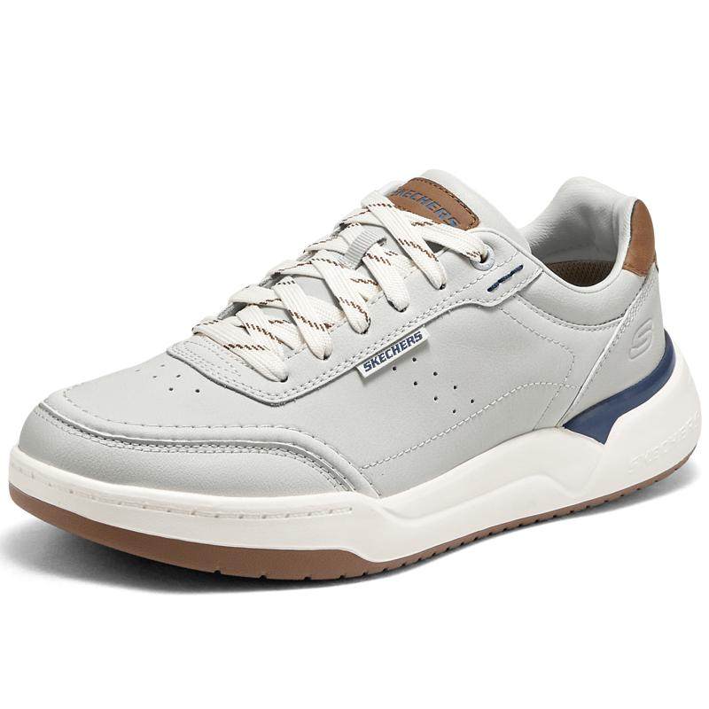 斯凯奇男鞋春季新款休闲板鞋运动小白鞋时尚厚底百搭潮流简约,流行男鞋,休闲板鞋,淘宝优惠券,粉丝福利购,淘宝优惠卷