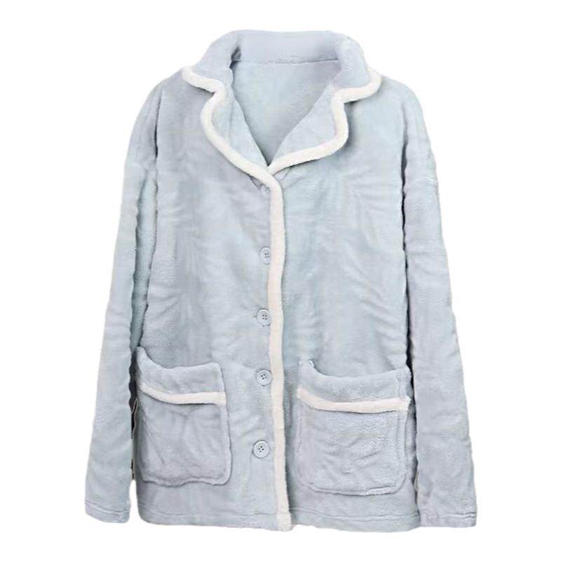 【绒语情侣】伊维斯男士女士睡衣新品 加厚可外