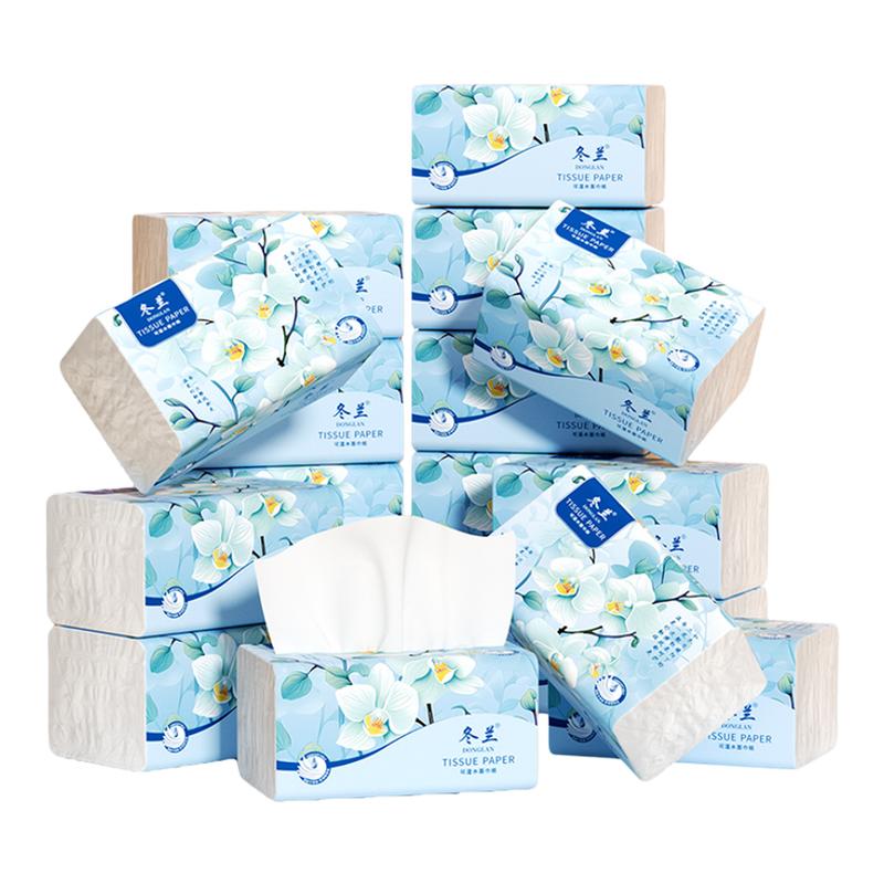 400张加厚大包抽纸家用