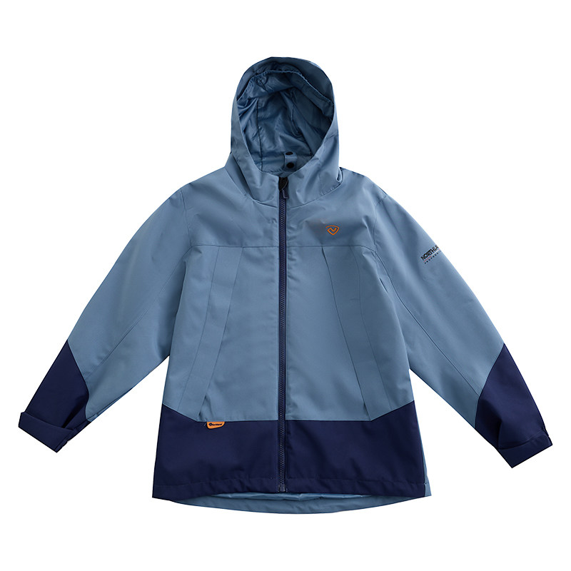 诺诗兰儿童三合一外套2025秋冬新款胡杨林男童硬壳冲锋夹克防风衣