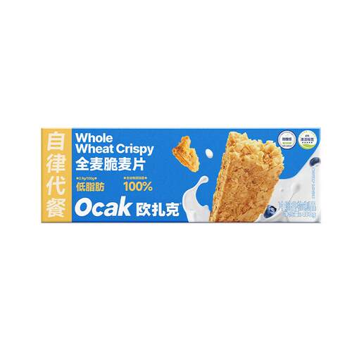 欧扎克全麦脆块麦片代餐燕麦脆健身营养早餐400g