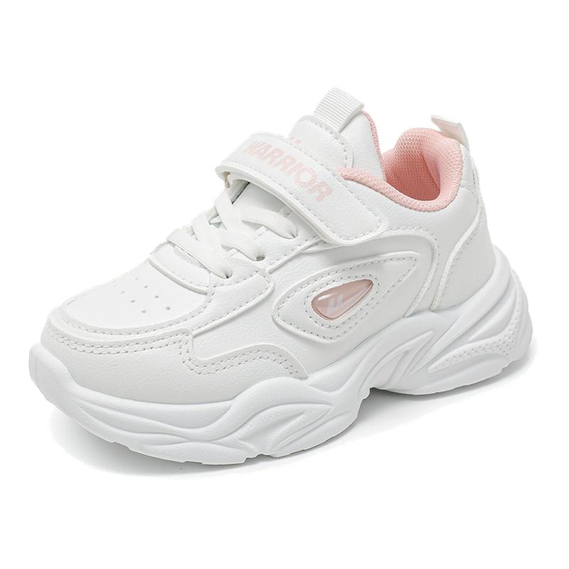 回力童鞋女童小白鞋小学生秋季女孩鞋白色运动鞋2025新款儿童鞋子