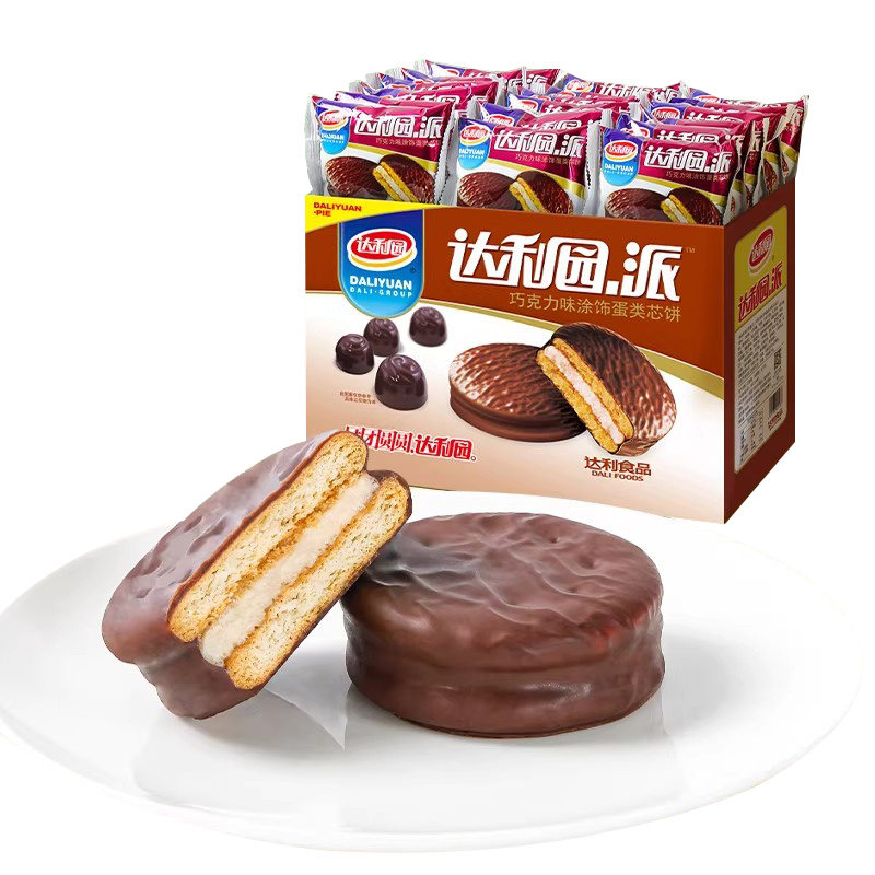 达利园巧克力派早餐面包夹心糕点办公室解馋小零食休闲小吃食品