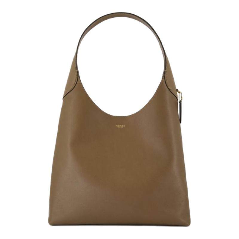 COACH/蔻驰 Brooklyn 39 棕色皮制单肩包