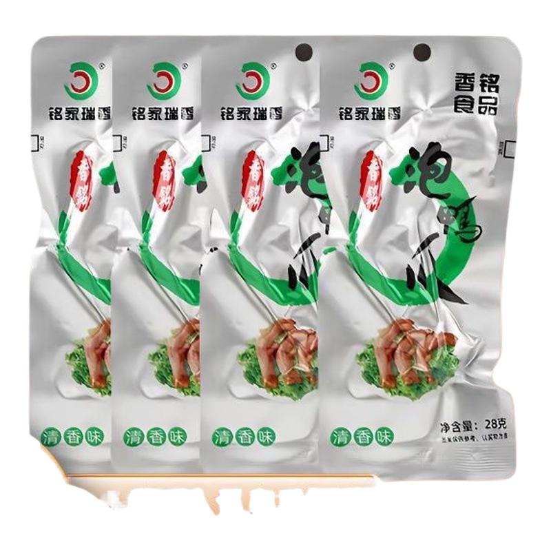 龙岩香铭泡鸭爪铭家瑞香香辣鸭掌土楼特产网红鸭脚卤味独立装零食