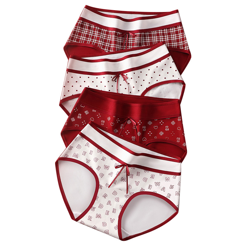 猫人本命年内裤女纯棉抗菌