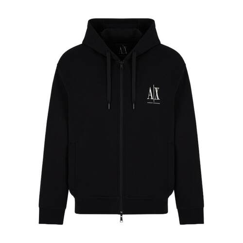 AX/阿玛尼男士棉质连帽卫衣外套