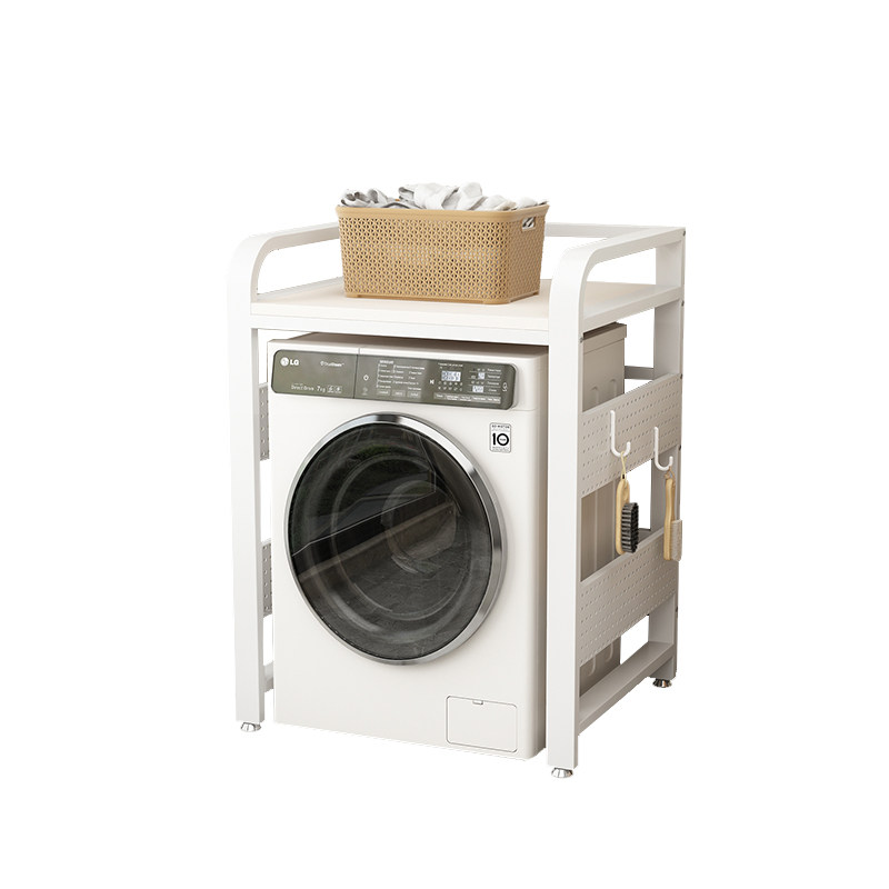 洗衣机置物架阳台落地烘干机叠放支架卫生间滚筒上方专用双层架子